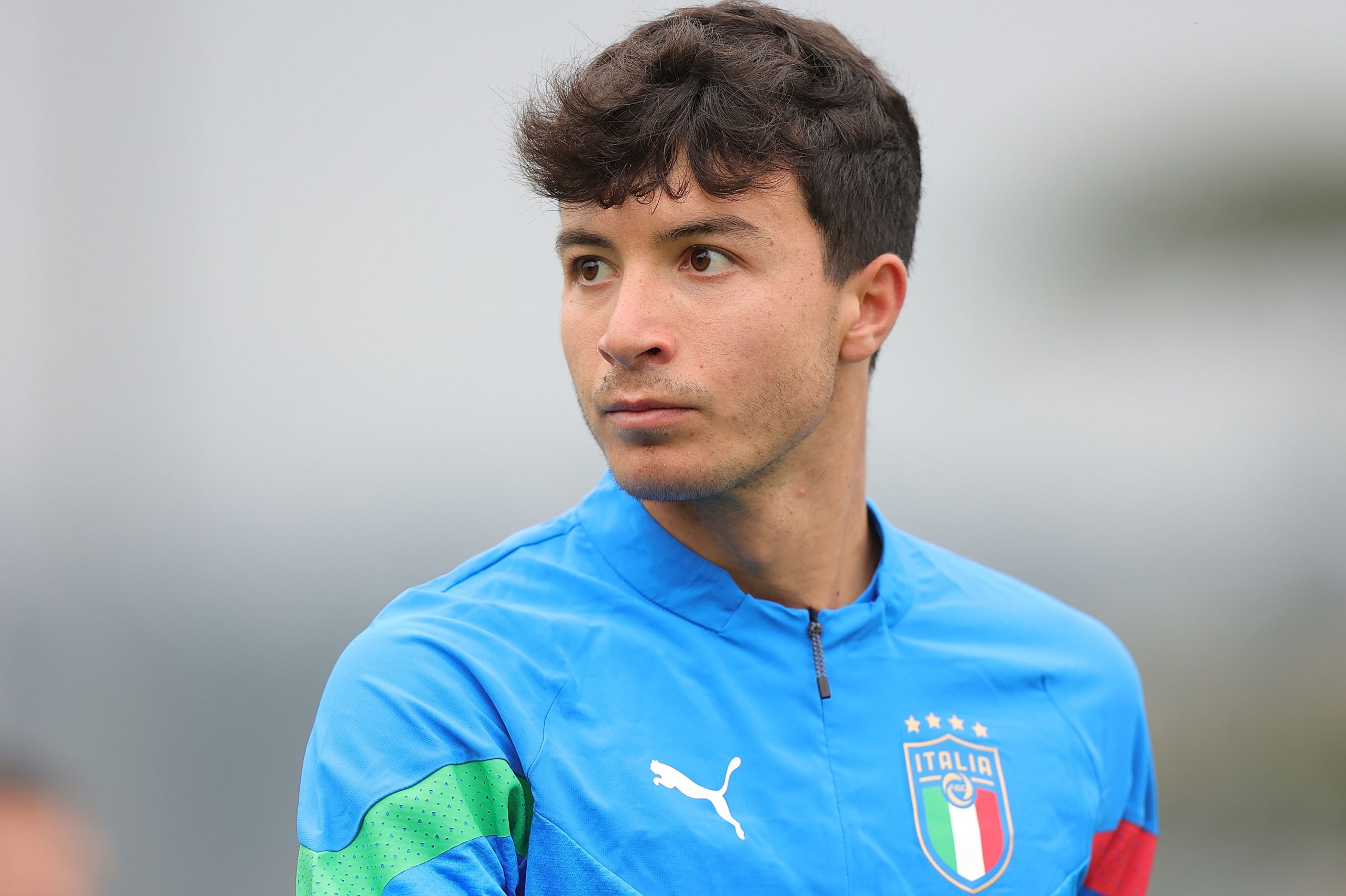 FLORENCE, ITALY - DECEMBER 22: Filippo Missori of Italy during Italy training camp at Centro Tecnico Federale di Coverciano on December 22, 2022 in Florence, Italy. (Photo by Gabriele Maltinti/Getty Images)