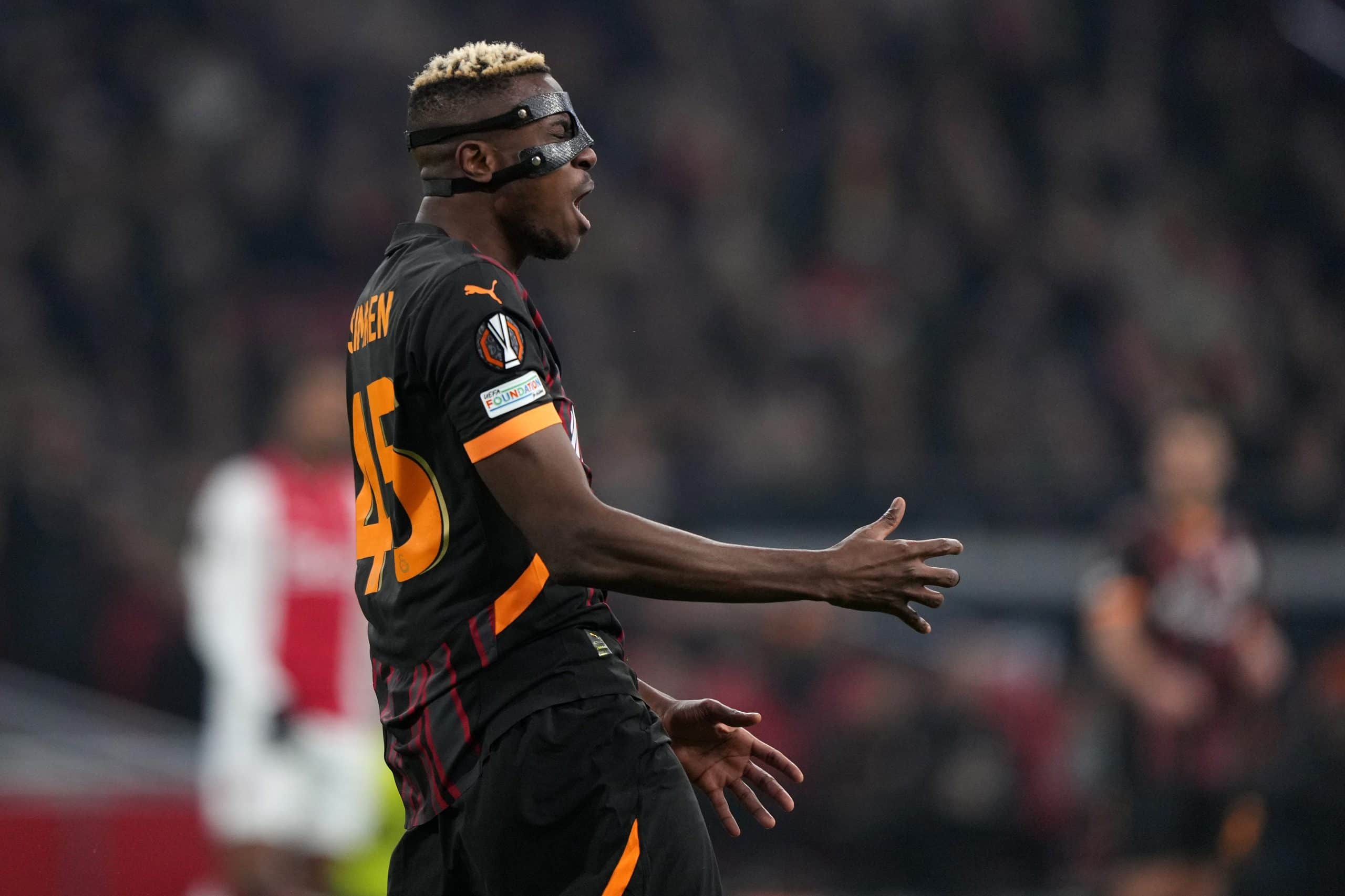 Victor Osimhen Galatasaray (Photo by Alex Bierens de Haan/Getty Images)