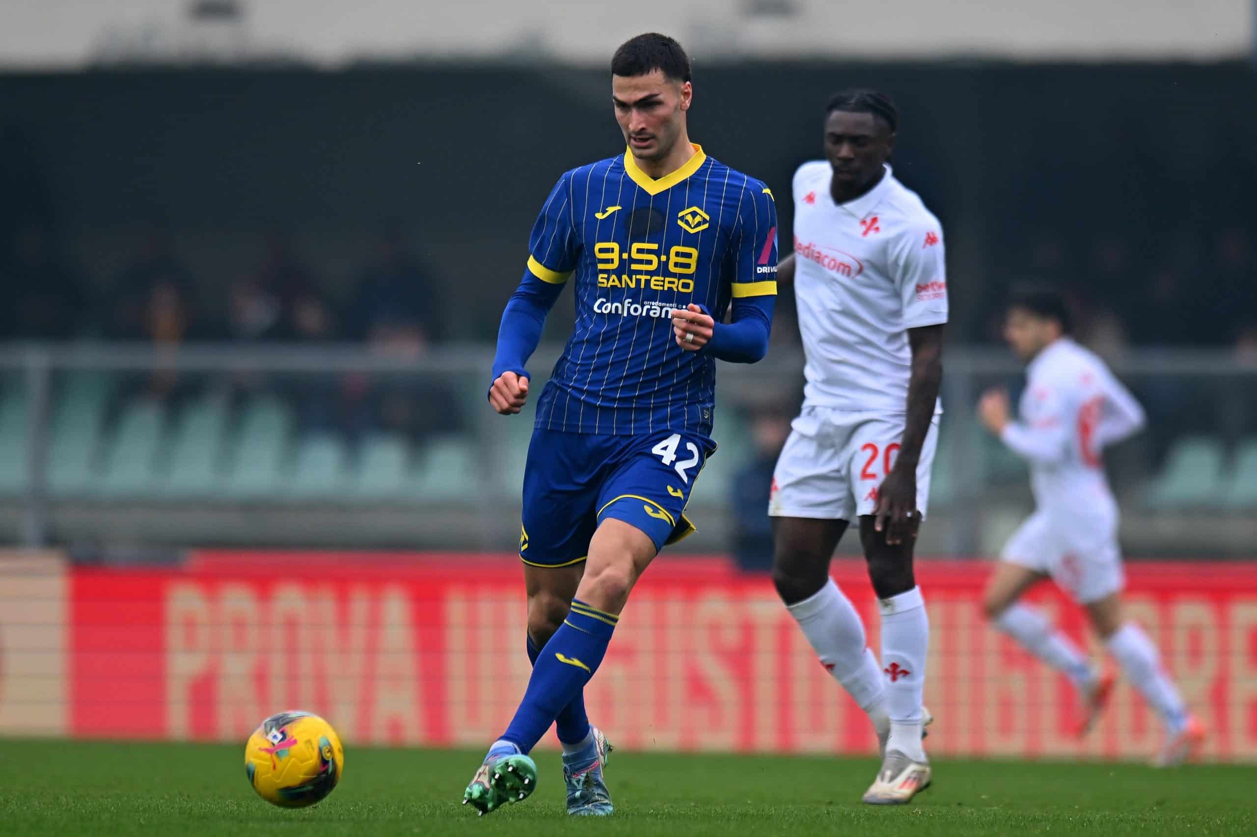 Diego Coppola of Hellas Verona (Photo by Alessandro Sabattini/Getty Images)
