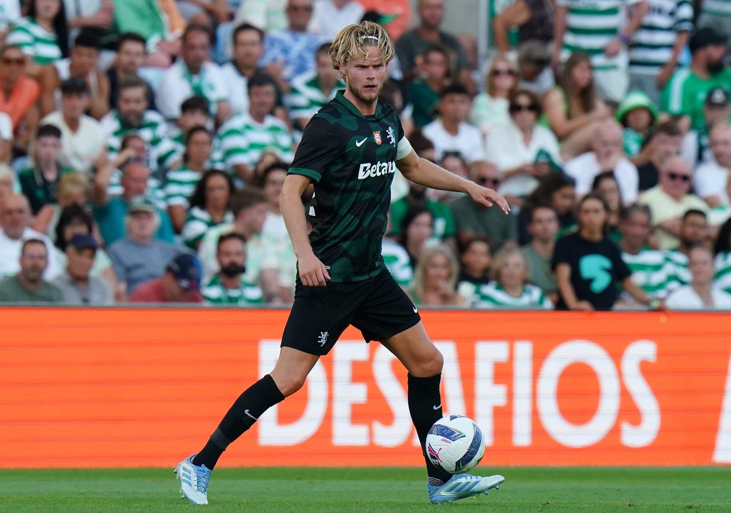 Morten Hjulmand of Sporting CP (Photo by Gualter Fatia/Getty Images)