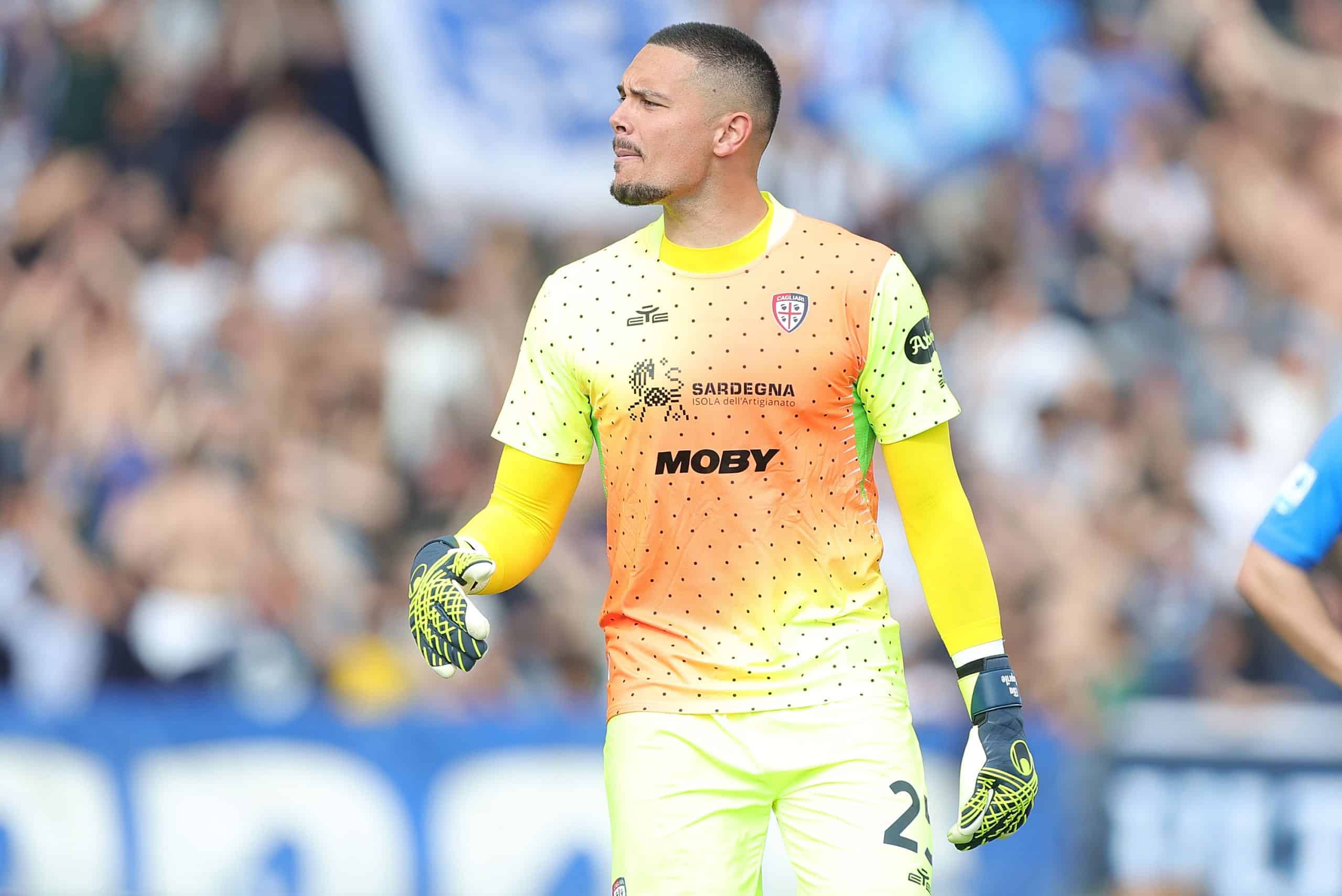 Elia Caprile gardien Cagliari (Photo by Gabriele Maltinti/Getty Images)