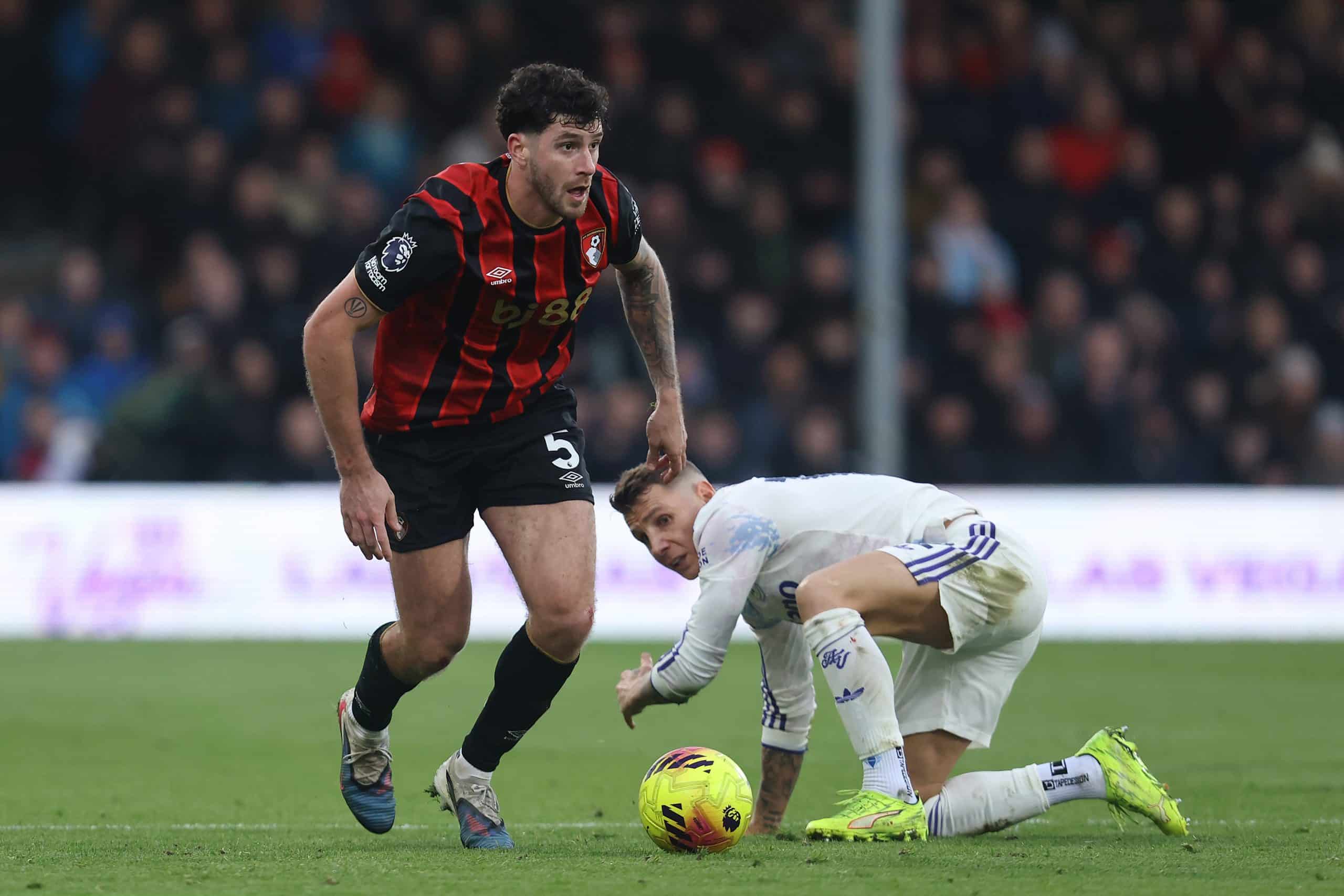 Marcos Senesi of AFC Bournemouth (Photo by Charlie Crowhurst/Getty Images)