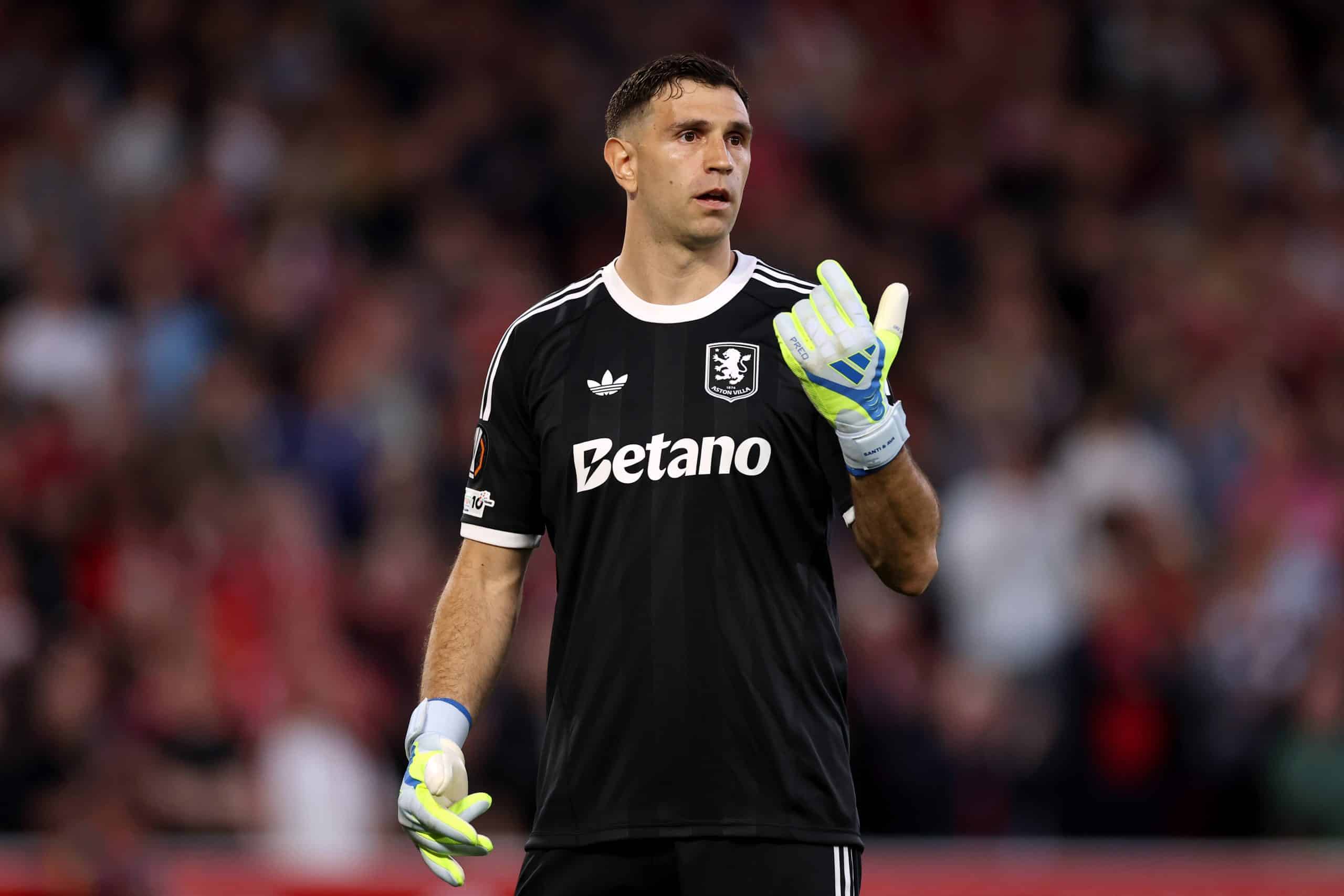 Emiliano Martinez of Aston Villa
