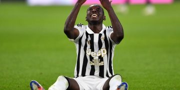 Randal Kolo Muani réagit lors du match Juventus-Atalanta en septembre 2026