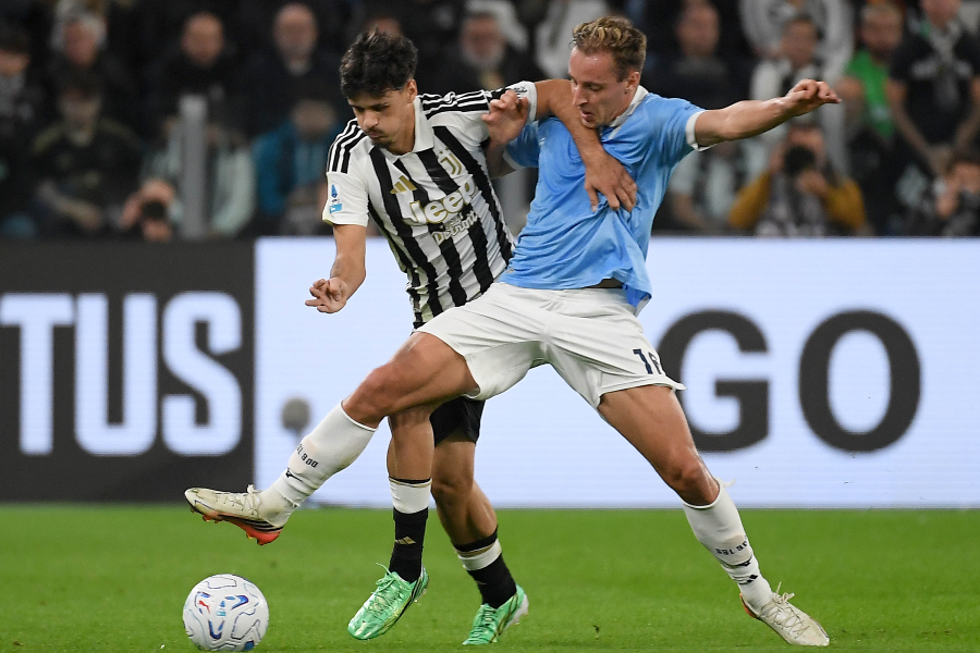Alajbegovic et la Juventus ont pris l'eau face à la Lazio (Getty)